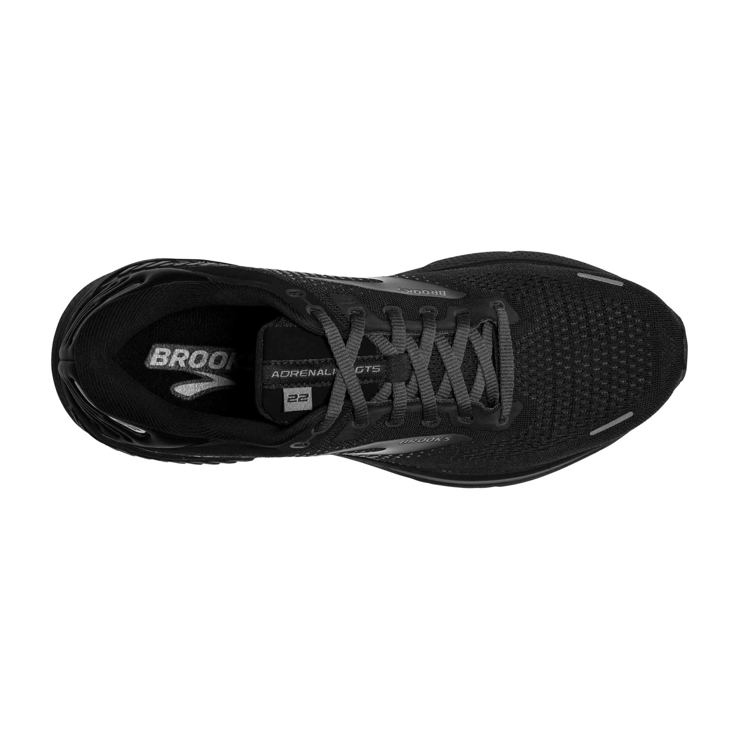 Brooks | Men's Adrenaline GTS 22 Running Shoes - All Black - Image 5