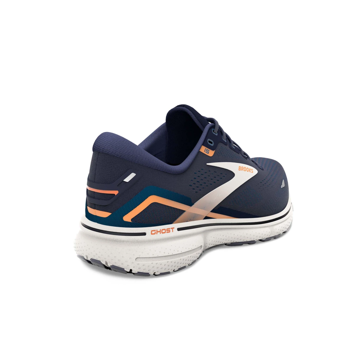 Brooks | Men's Ghost 15 2E Running Shoes - Peacoat - Image 3