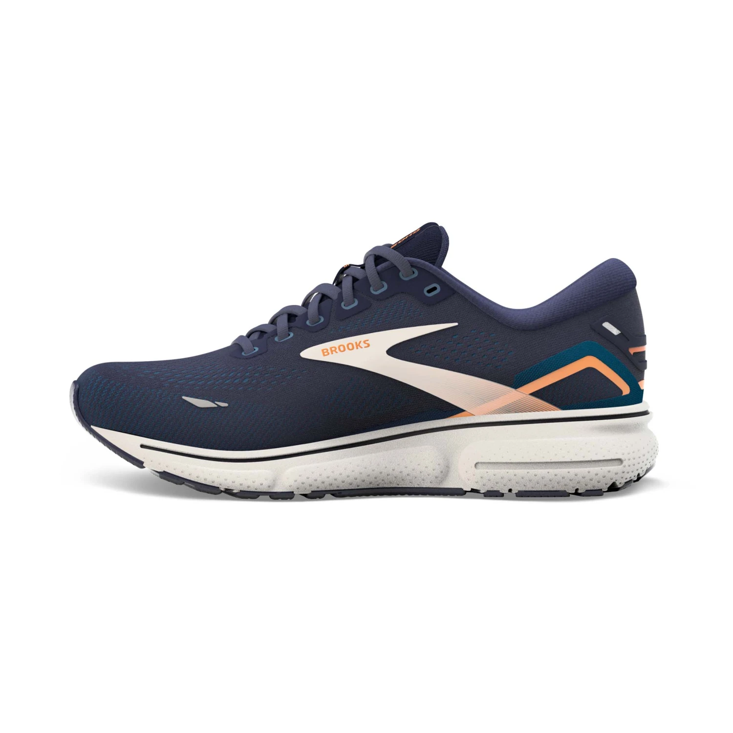 Brooks | Men's Ghost 15 2E Running Shoes - Peacoat - Image 4