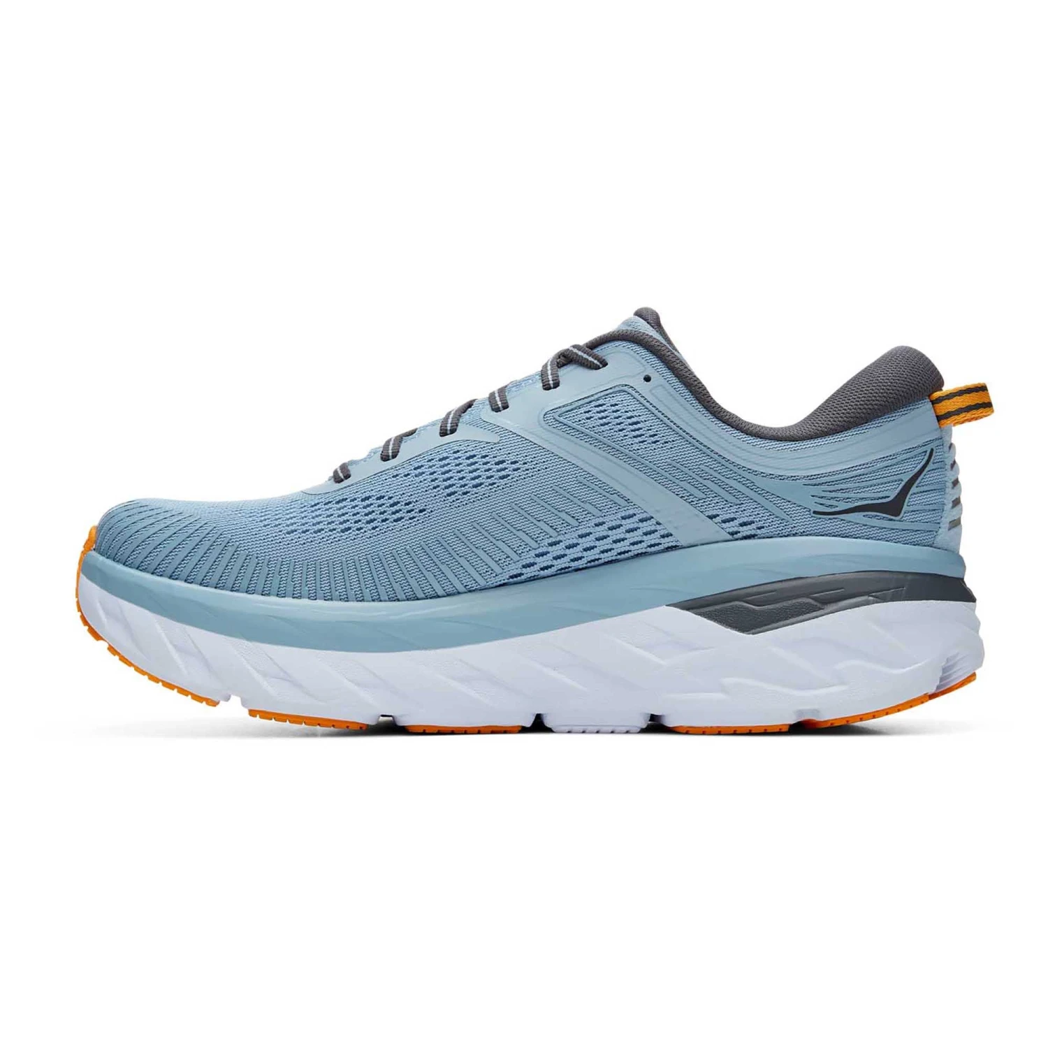 Hoka One One Hoka | Men's Bondi 7 Running Shoes - Blue Fog - Image 6
