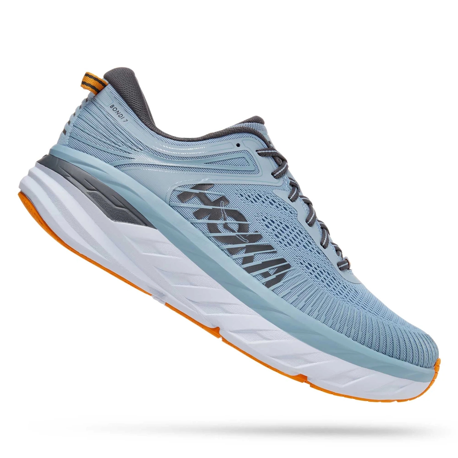 Hoka One One Hoka | Men's Bondi 7 Running Shoes - Blue Fog - Image 2