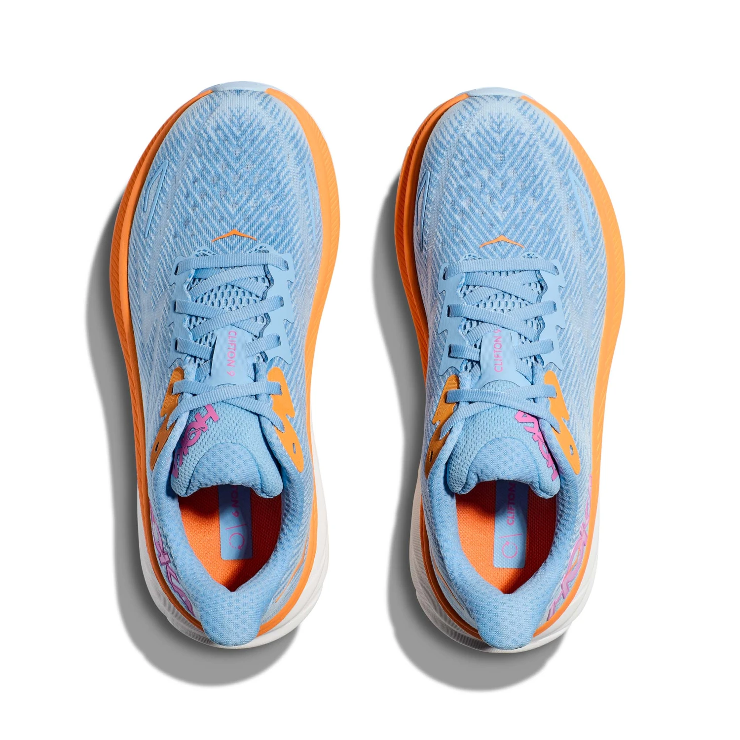 Hoka One One Hoka | Women's Clifton 9 Running Shoes - Airy Blue - Image 3