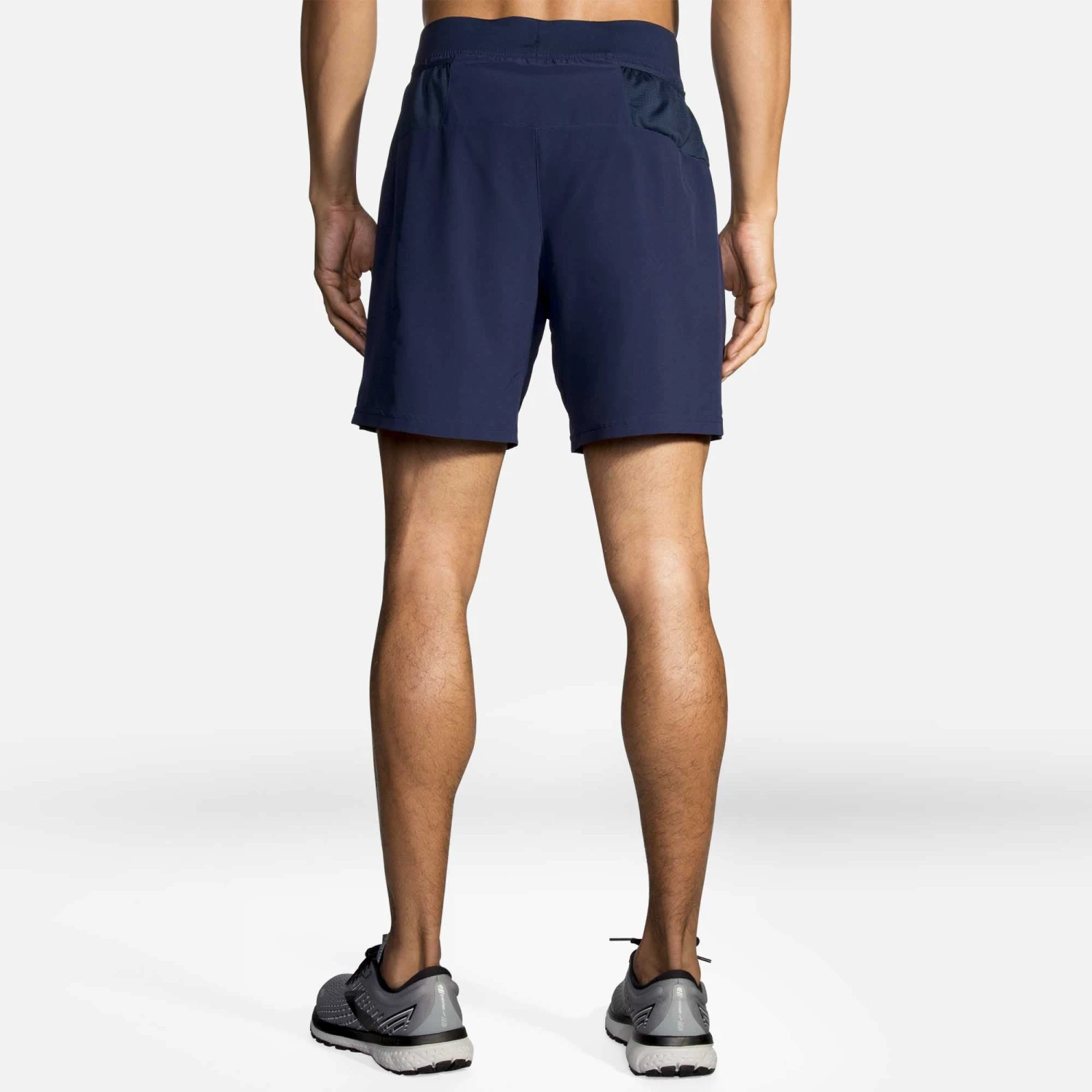 Brooks | Men's Sherpa 7" 2-in-1 Short - Navy - Image 2