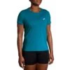 Brooks | Women's Distance Short Sleeve 2.0 - Heather Lagoon
