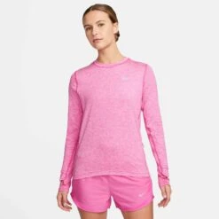 Nike | Women's Dri-FIT Element Running Crew - Active Fuchsia