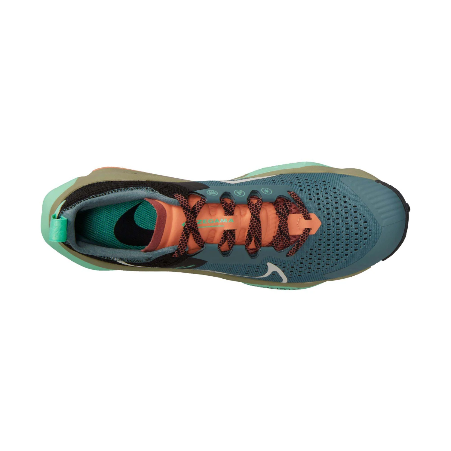 Nike | Women's ZoomX Zegama Trail Running Shoes - Mineral Slate - Image 3