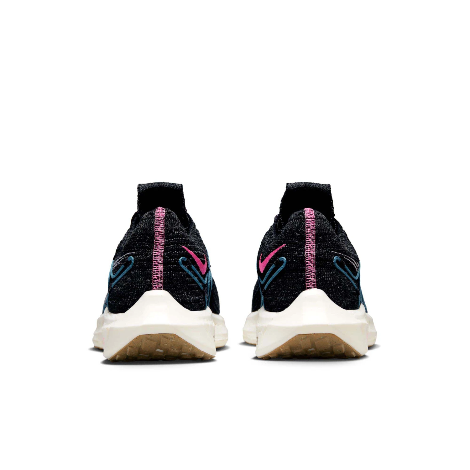 Nike | Women's Pegasus Turbo Flyknit Next Nature Running Shoes - Black - Image 6