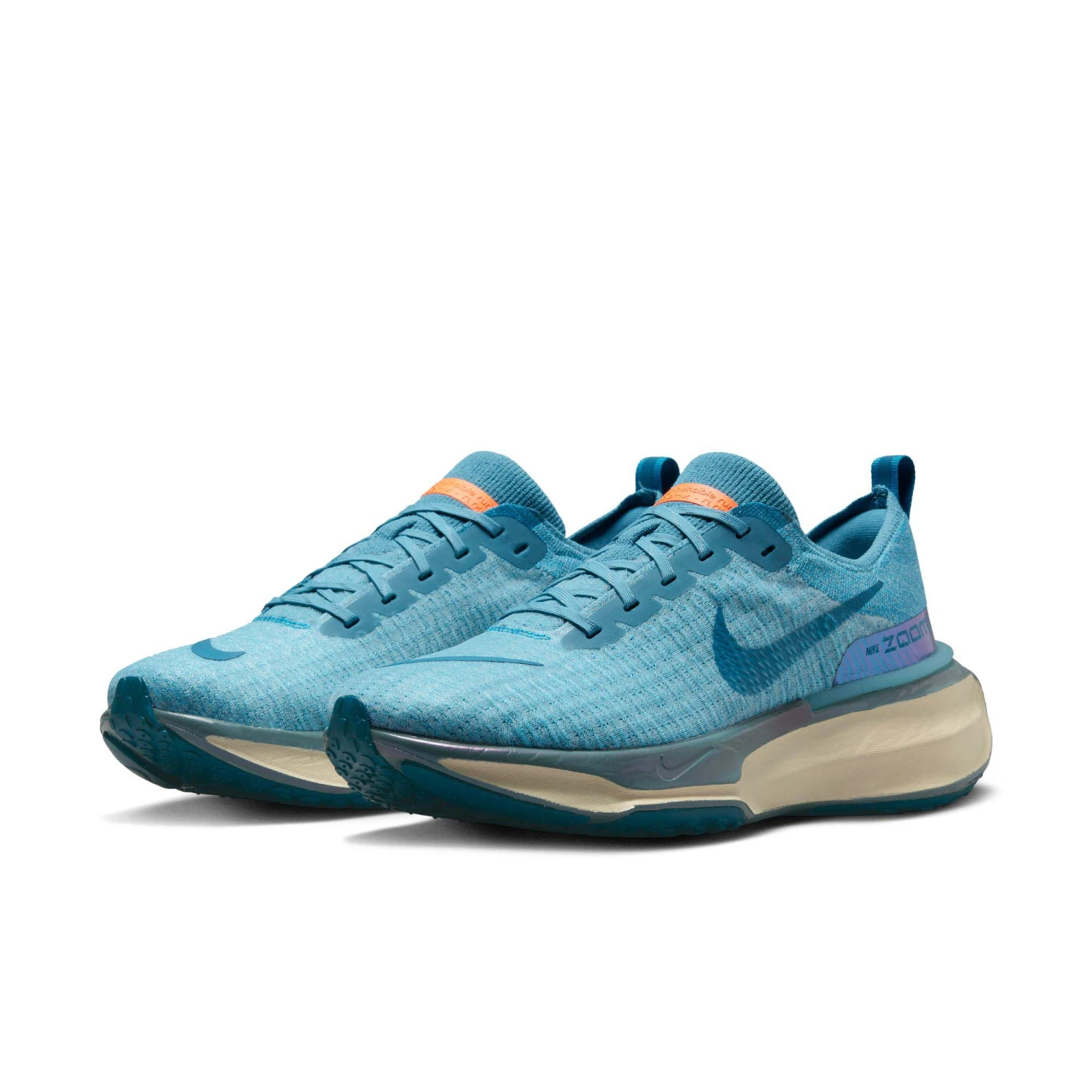 Nike | Men's ZoomX Invincible Run Flyknit 3 Running Shoes - Noise Aqua - Image 2