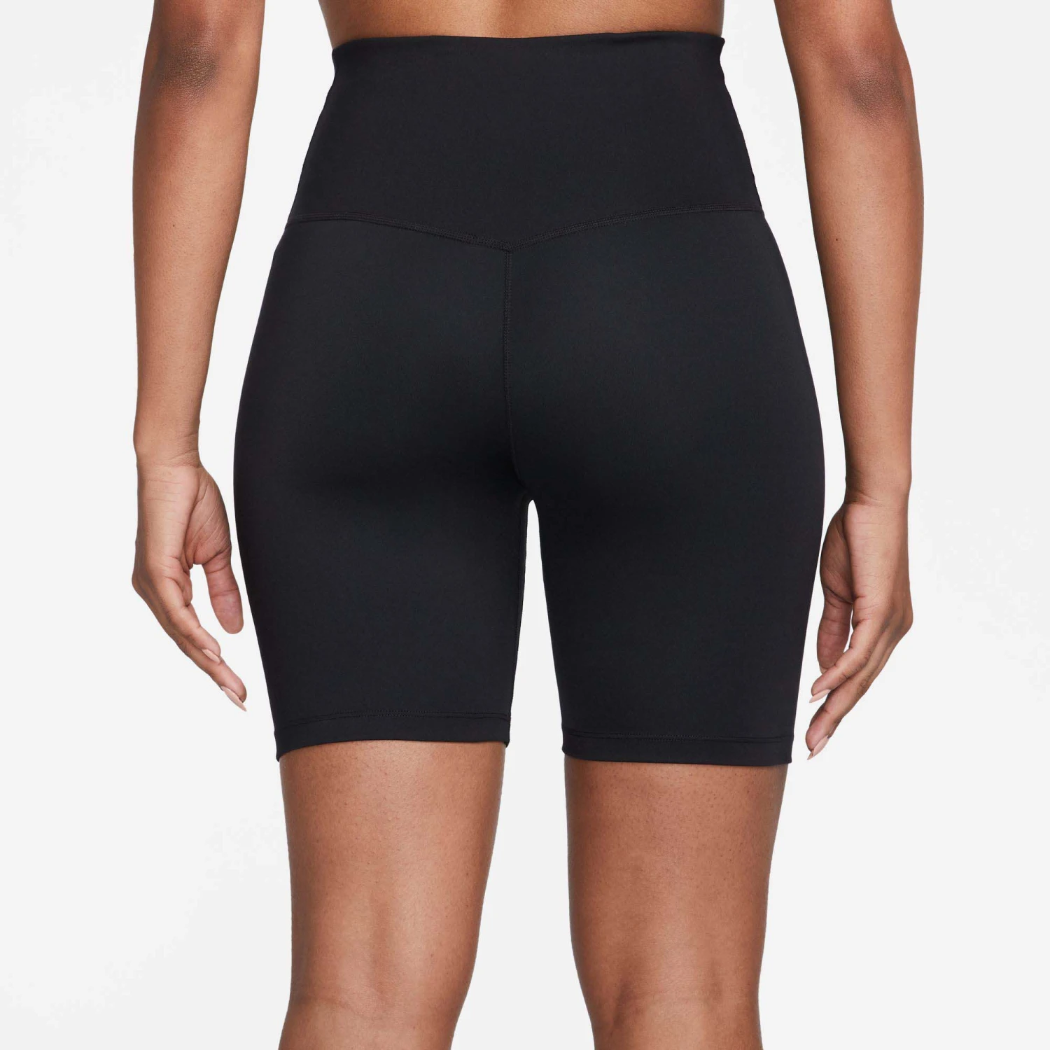 Nike | Women's Dri-FIT One High-Waisted 7 Inch Biker Shorts - Black - Image 2