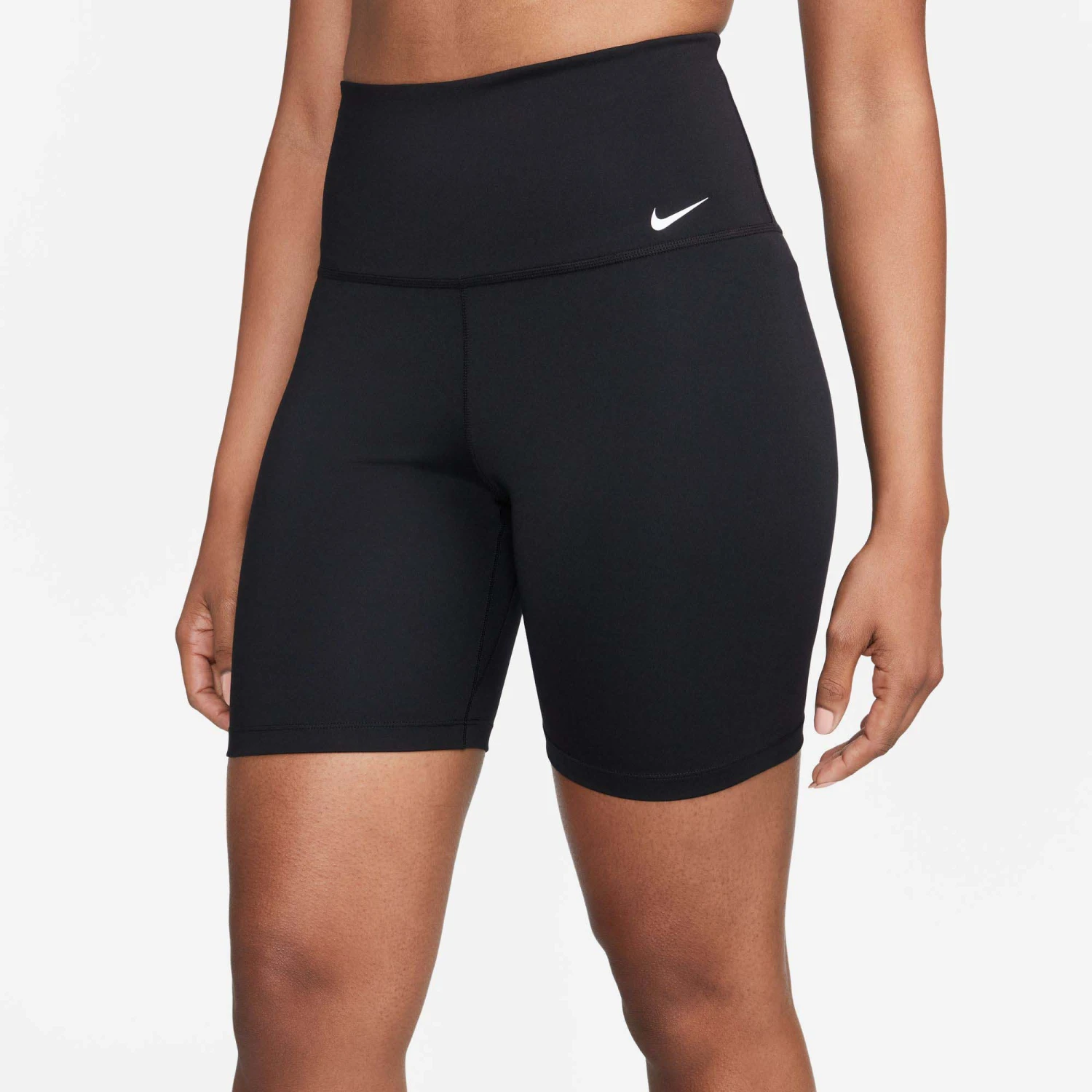 Nike | Women's Dri-FIT One High-Waisted 7 Inch Biker Shorts - Black - Image 4