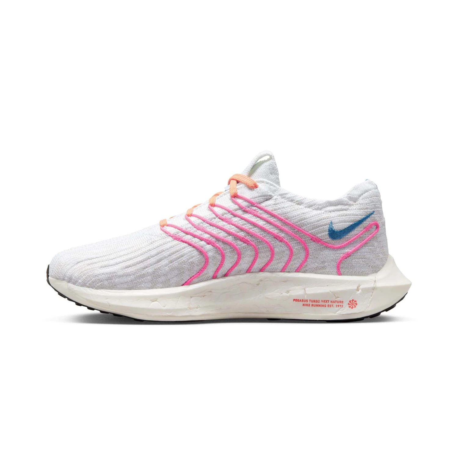 Nike | Women's Pegasus Turbo Next Nature TP Running Shoes - White - Image 2