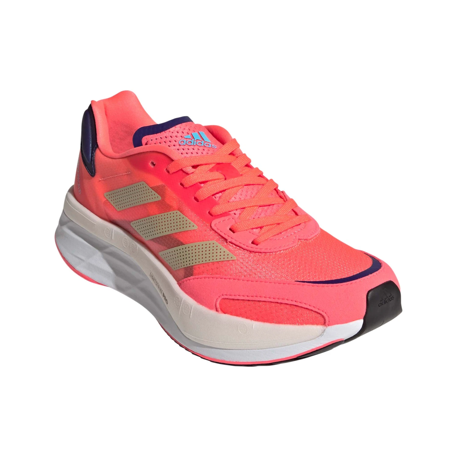Adidas | Women's Adizero Boston 10 Running Shoes - Turbo - Image 7