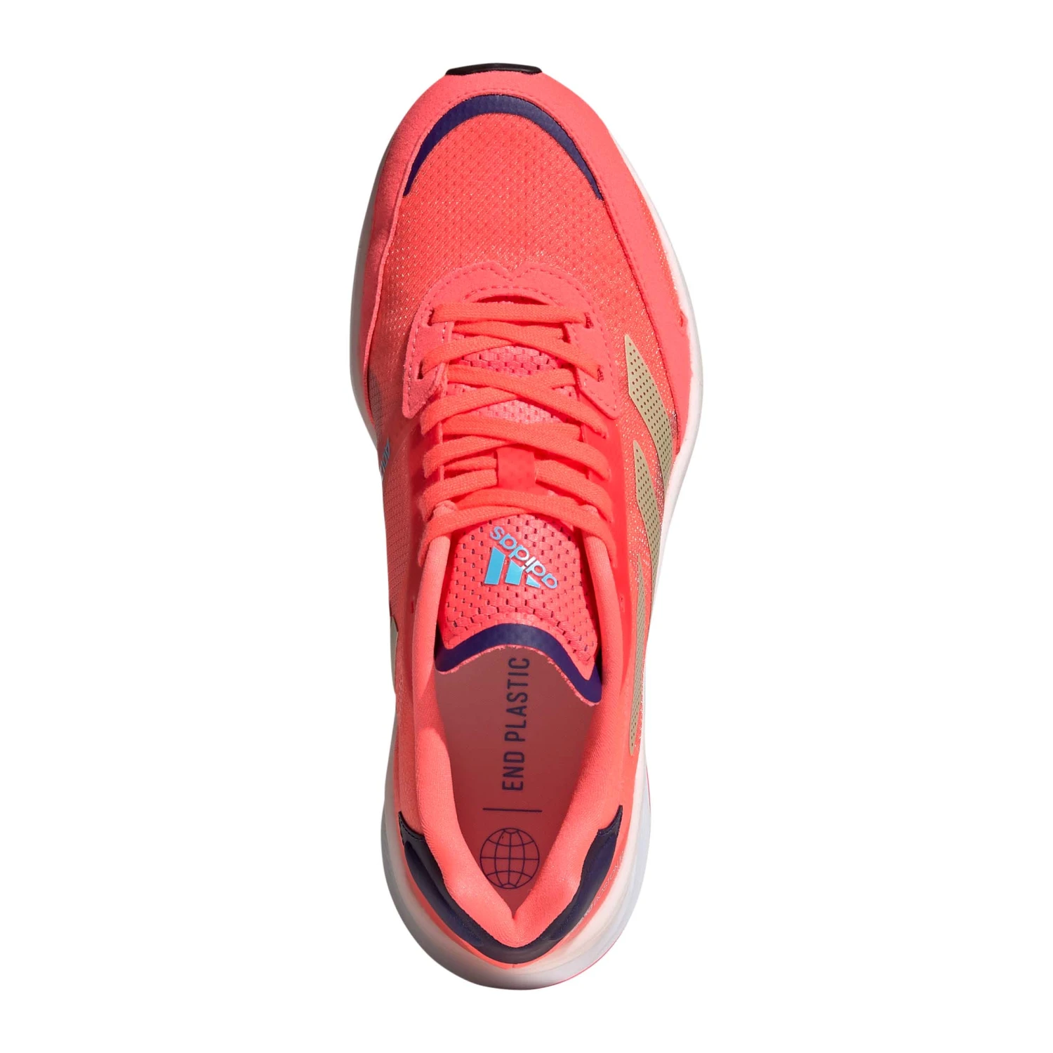 Adidas | Women's Adizero Boston 10 Running Shoes - Turbo - Image 5