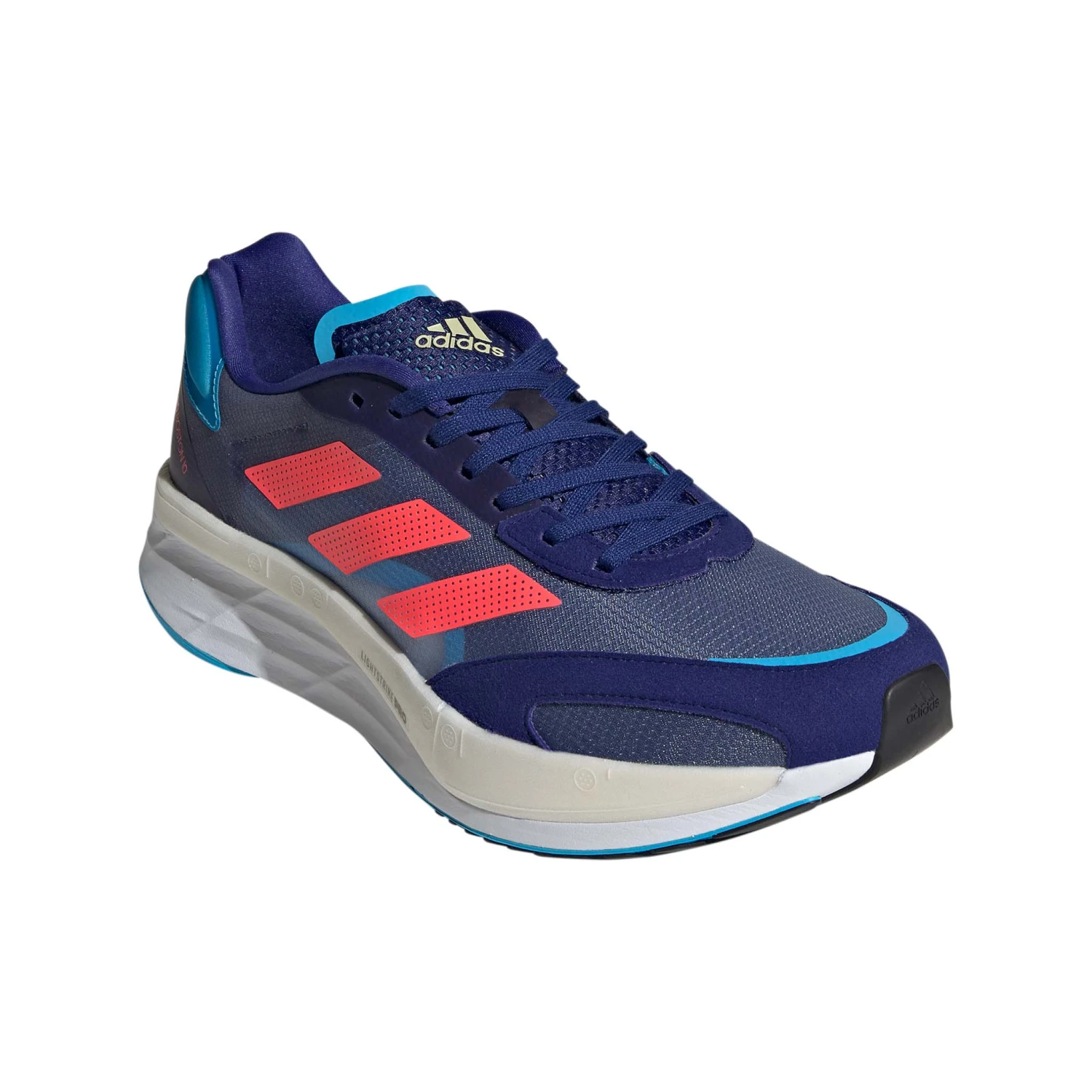 Adidas | Men's Adizero Boston 10 Running Shoes - Legacy Indigo - Image 3