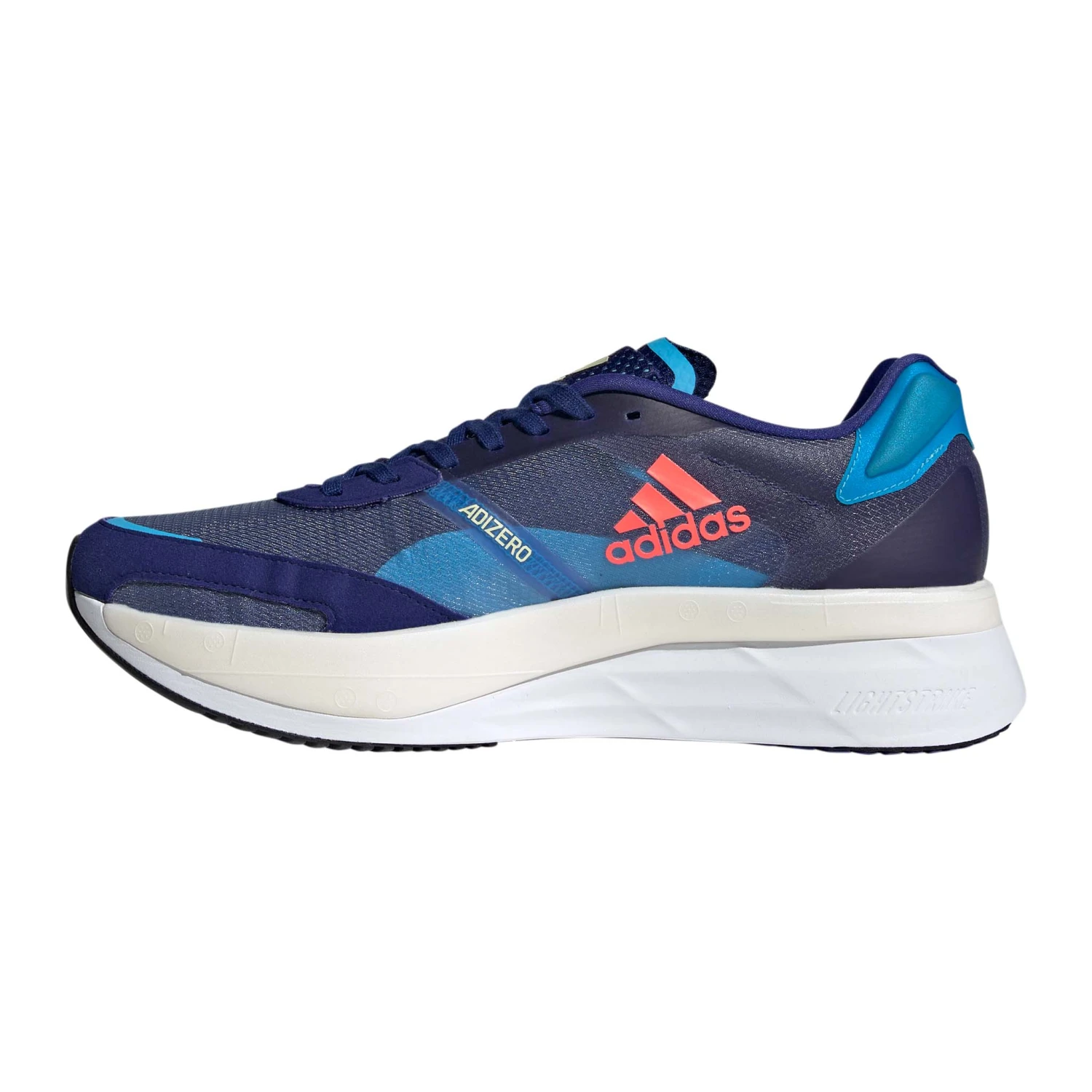 Adidas | Men's Adizero Boston 10 Running Shoes - Legacy Indigo - Image 5