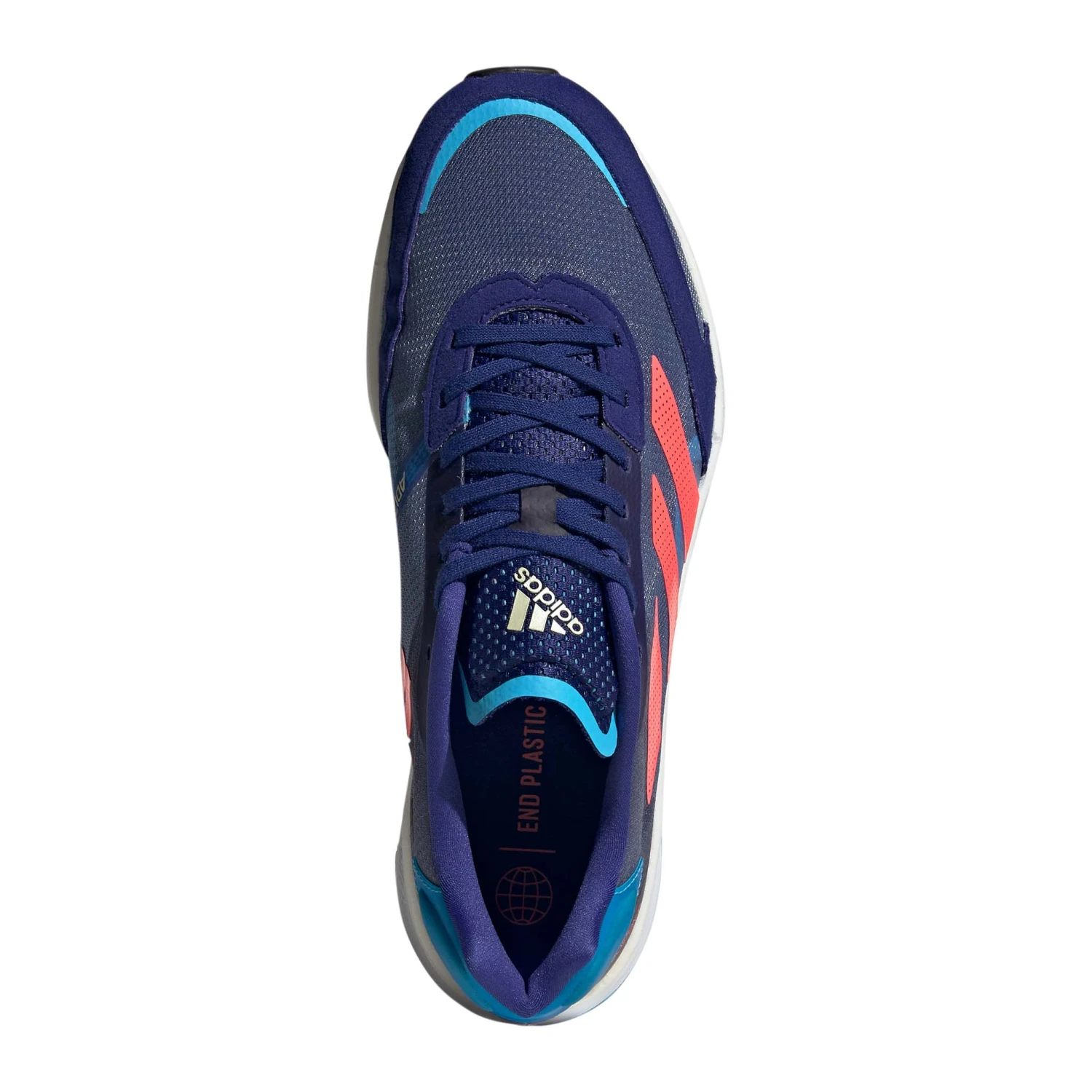 Adidas | Men's Adizero Boston 10 Running Shoes - Legacy Indigo - Image 6