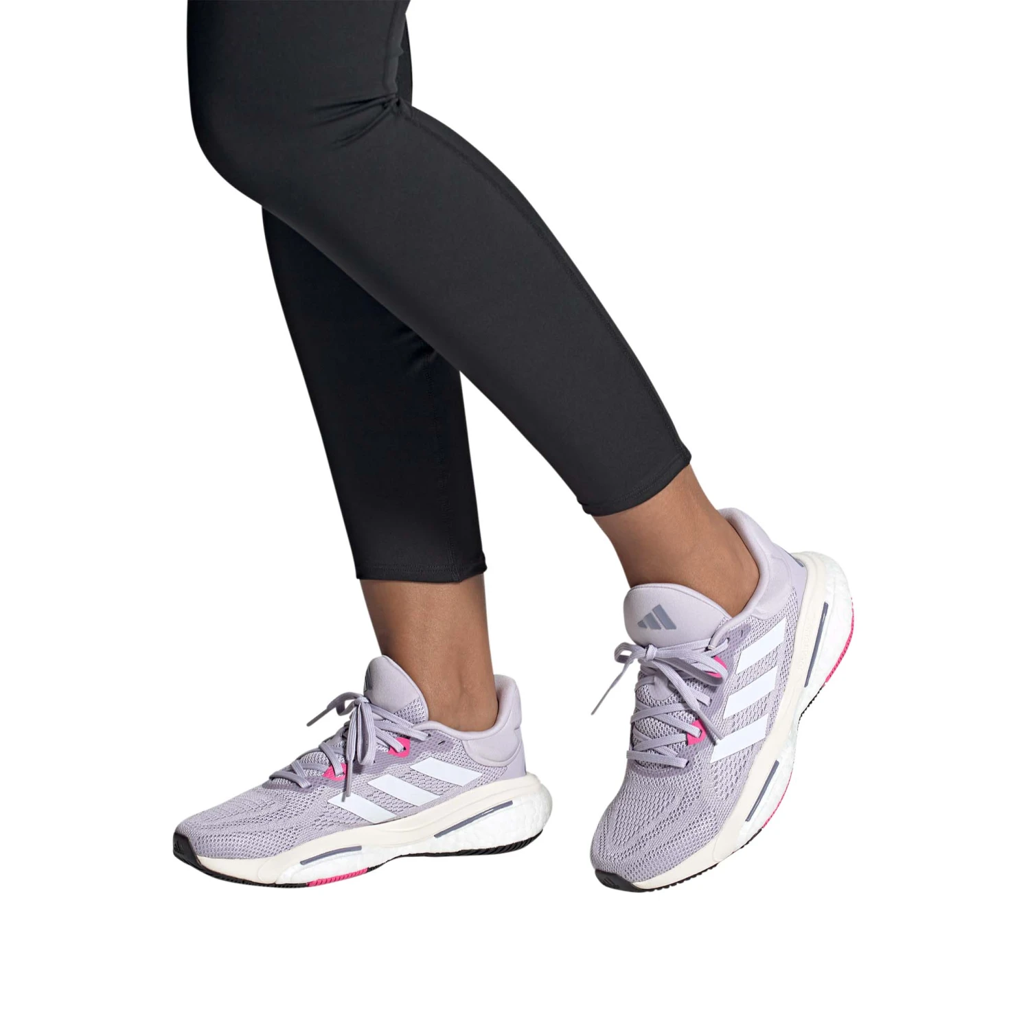 Adidas | Women's Solar Glide 6 Running Shoes - Silver Dawn - Image 5