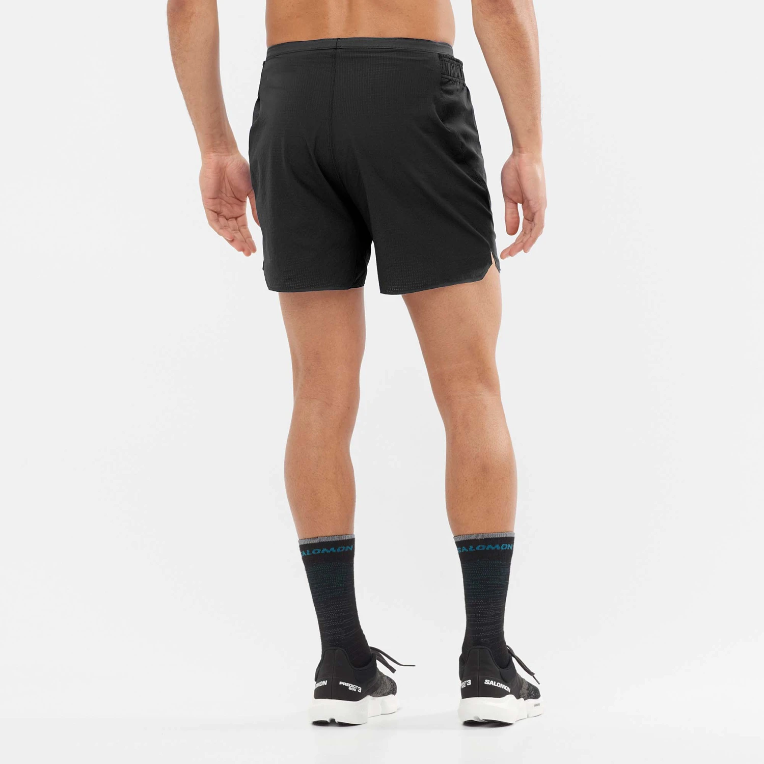 Salomon | Men's Sense Aero 5'' Shorts - Deep Black - Image 4