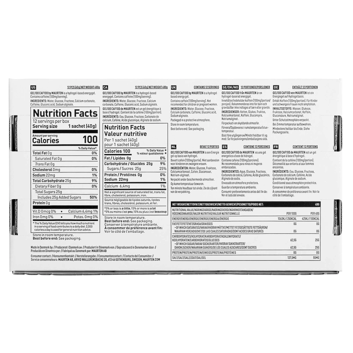 Maurten | Gel 100 Caf 100 Box - 12 Servings - Image 6