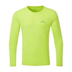 Ronhill | Men's Core L/S Tee - Acid Lime