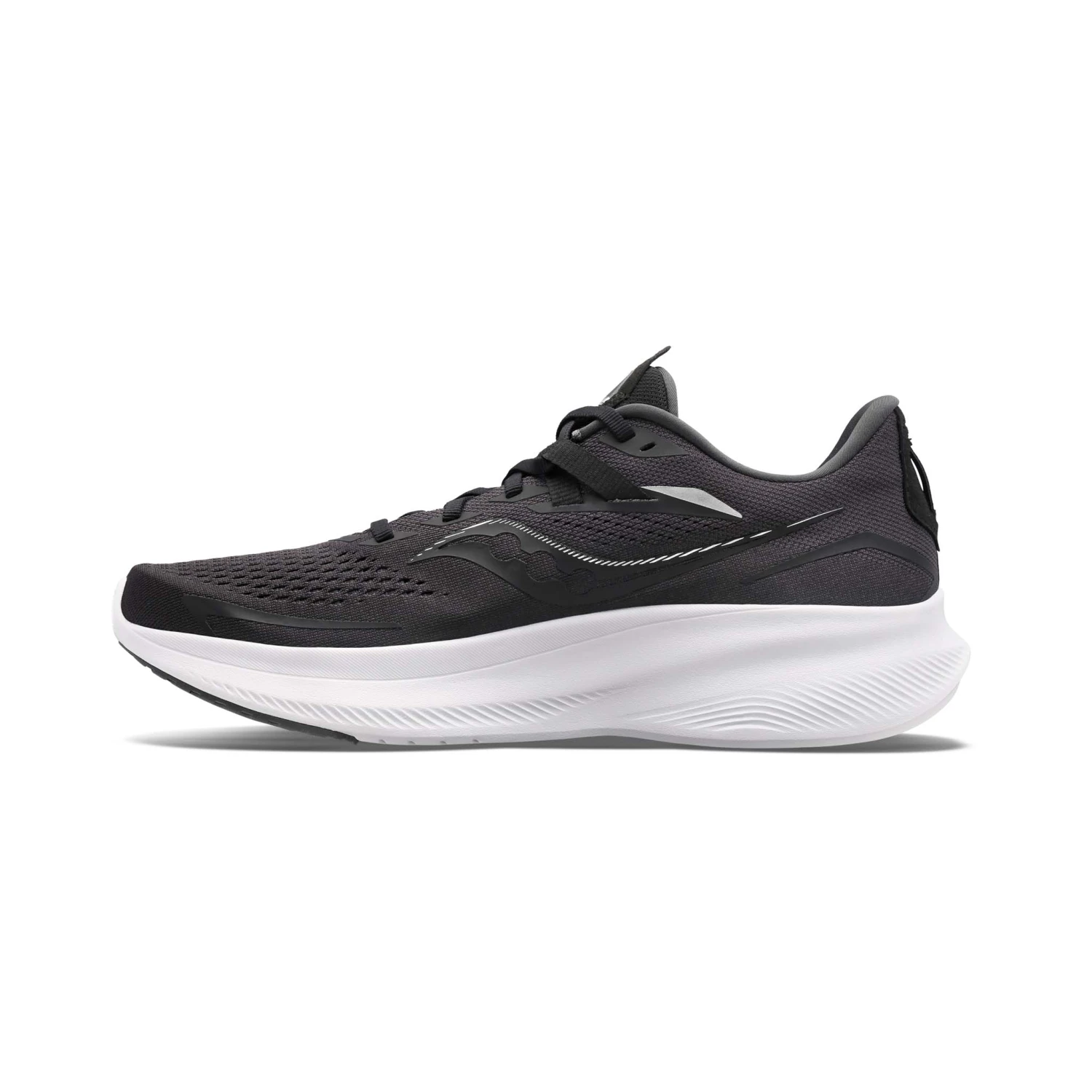 Saucony | Men's Ride 15 Running Shoes - Black - Image 2