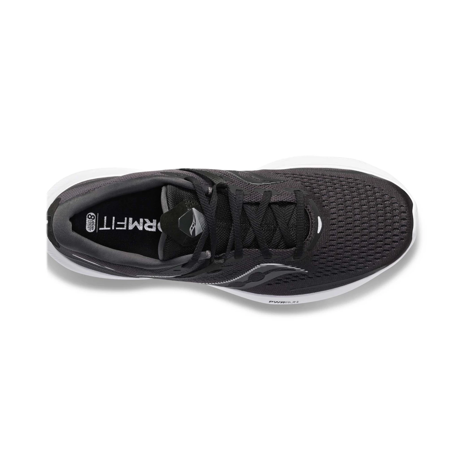 Saucony | Men's Ride 15 Running Shoes - Black - Image 3