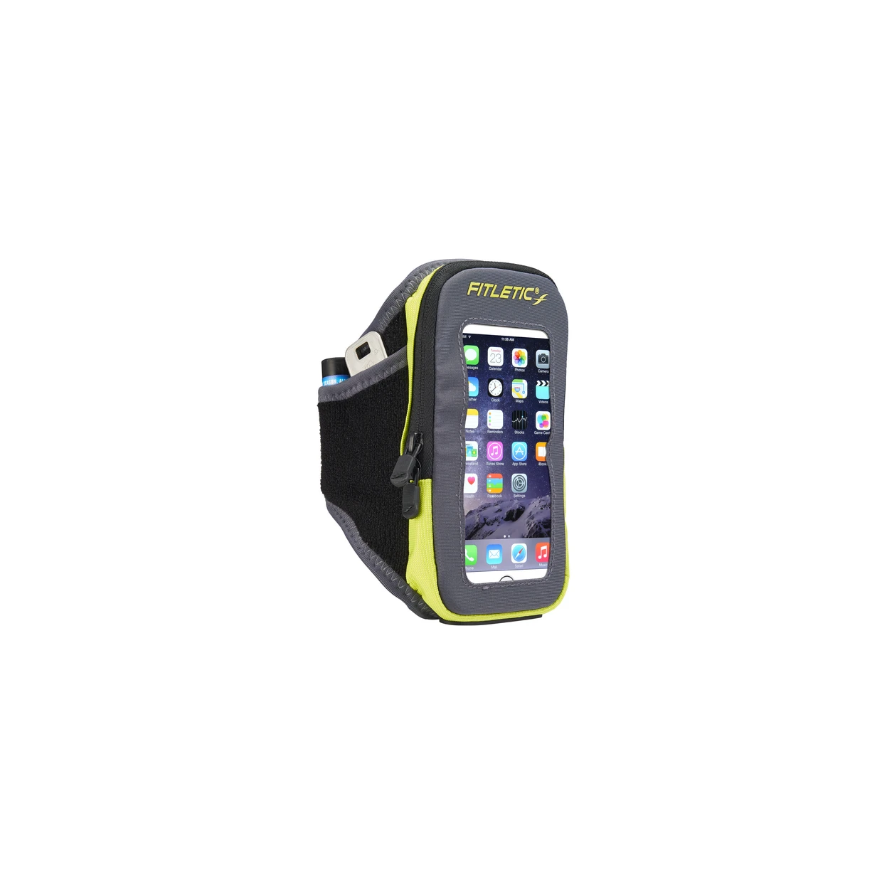 Fitletic | Unisex Forte Running Arm Band - Grey - Image 5