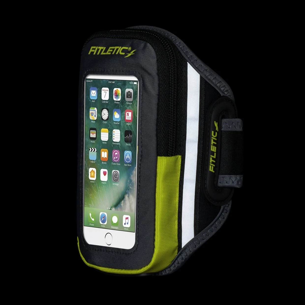 Fitletic | Unisex Forte Running Arm Band - Grey - Image 6